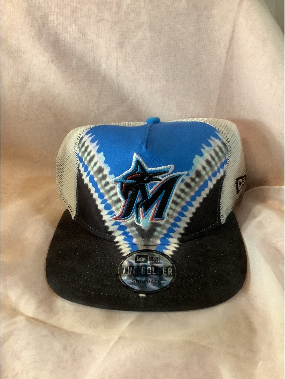 New Era Miami Marlins Tie-Dye Snapback Hat
